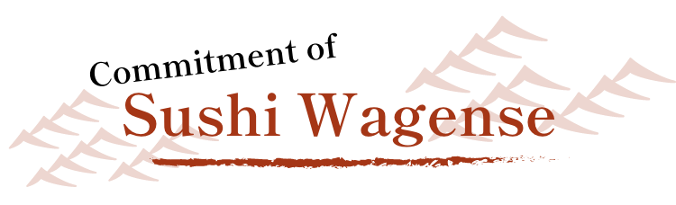 Enjoy carefully crafted nigiri starting from 150 yen, served with red vinegar rice